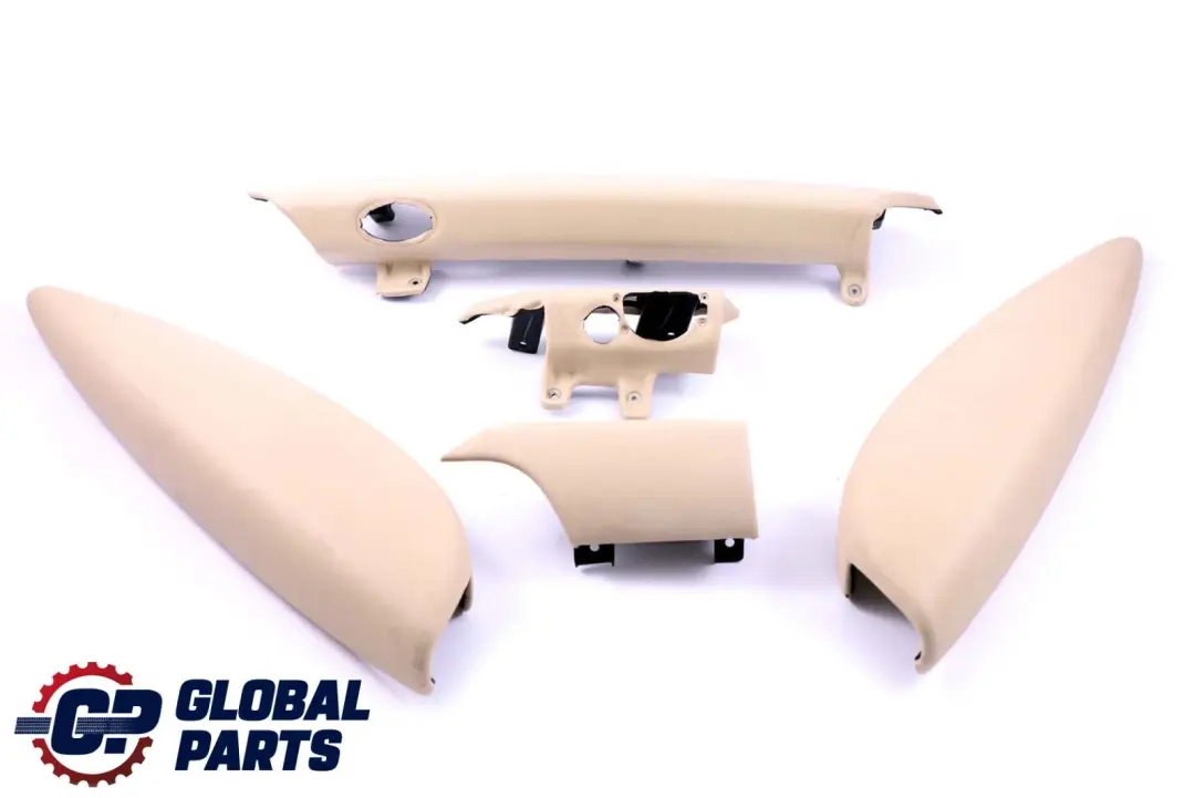 BMW Mini Cooper 3 R56 R57 Dashboard Dash Lower Trim Set Kit Cream White