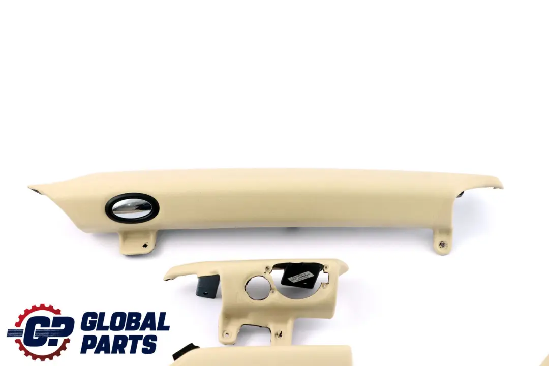 BMW Mini Cooper 6 R56 R57 Dashboard Dash Lower Trim Set Kit Cream White