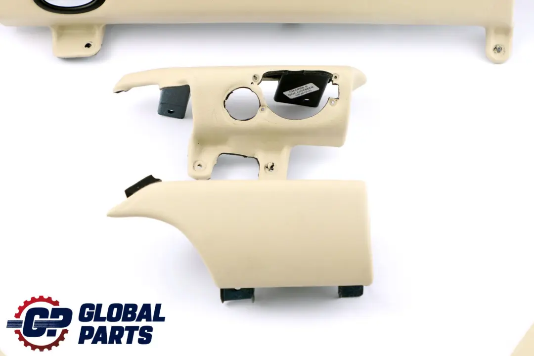 BMW Mini Cooper 6 R56 R57 Dashboard Dash Lower Trim Set Kit Cream White