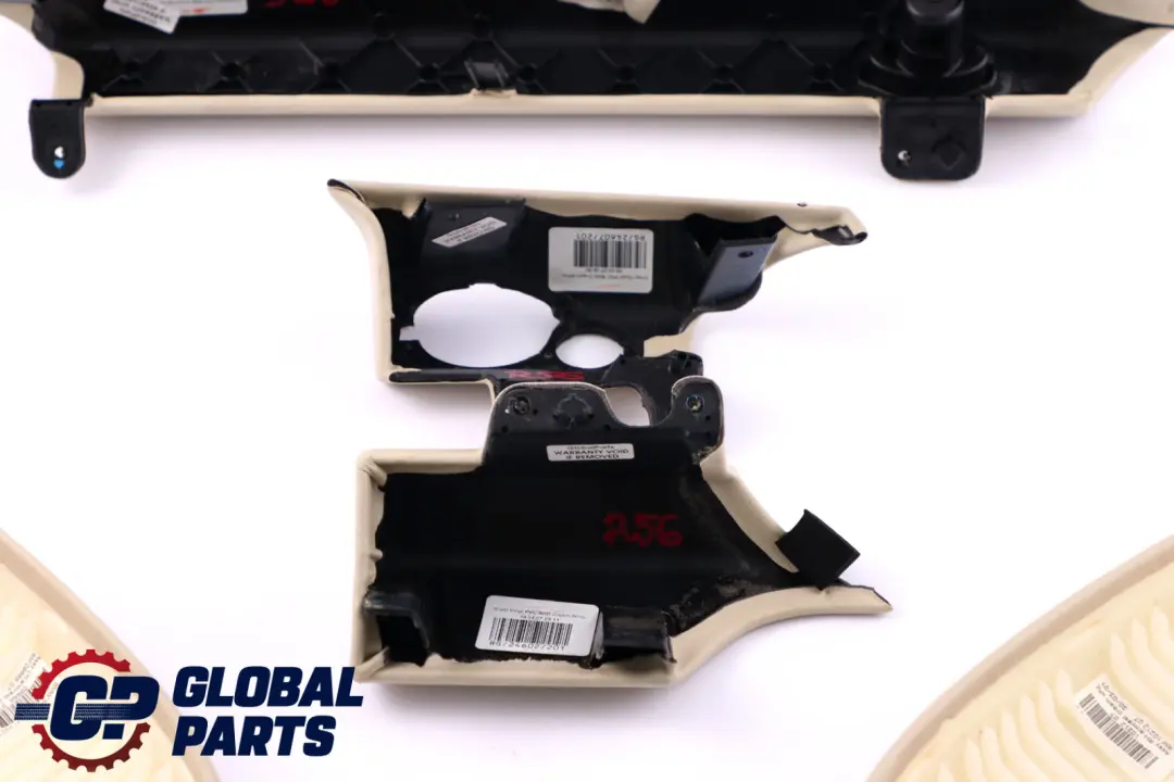 BMW Mini Cooper 6 R56 R57 Dashboard Dash Lower Trim Set Kit Cream White