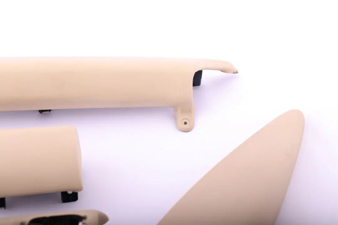 BMW Mini Cooper 9 R56 R57 Dashboard Dash Lower Trim Set Kit Cream White