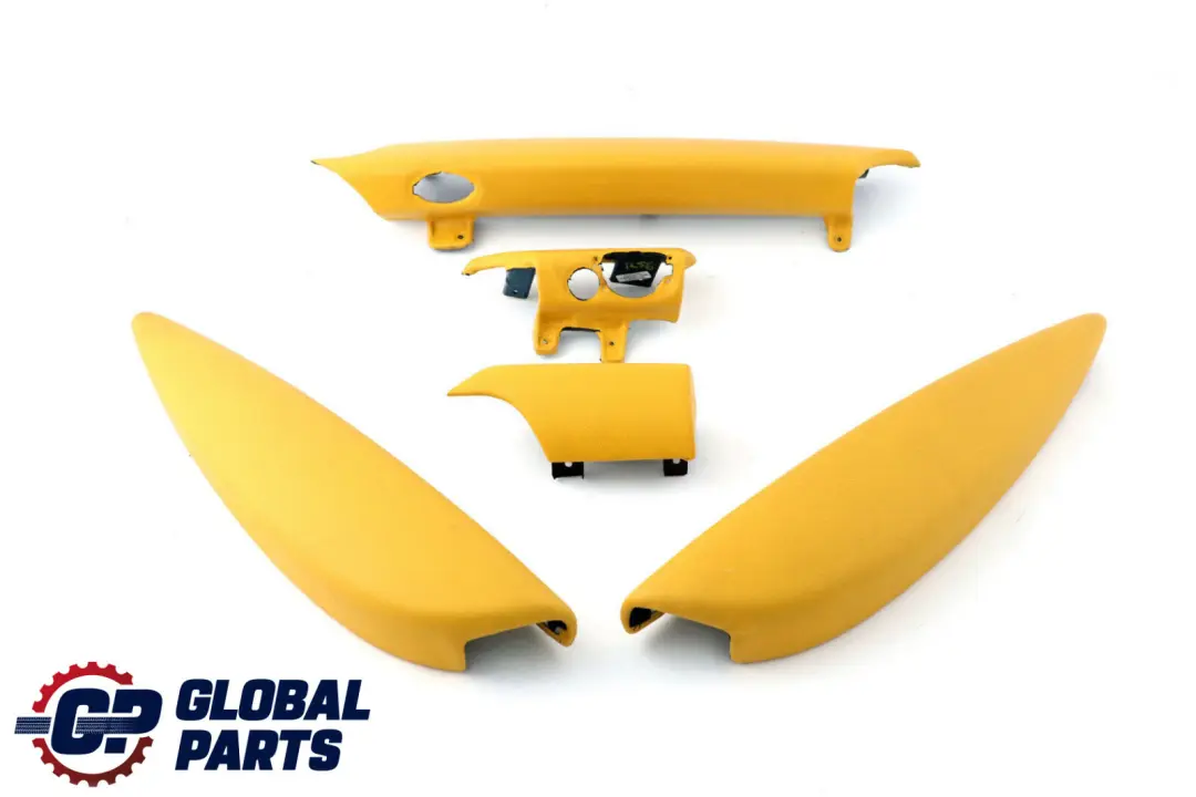 BMW Mini Cooper One R55 R56 Dashboard Dash Lower Trim Cover Set Mellow Yellow