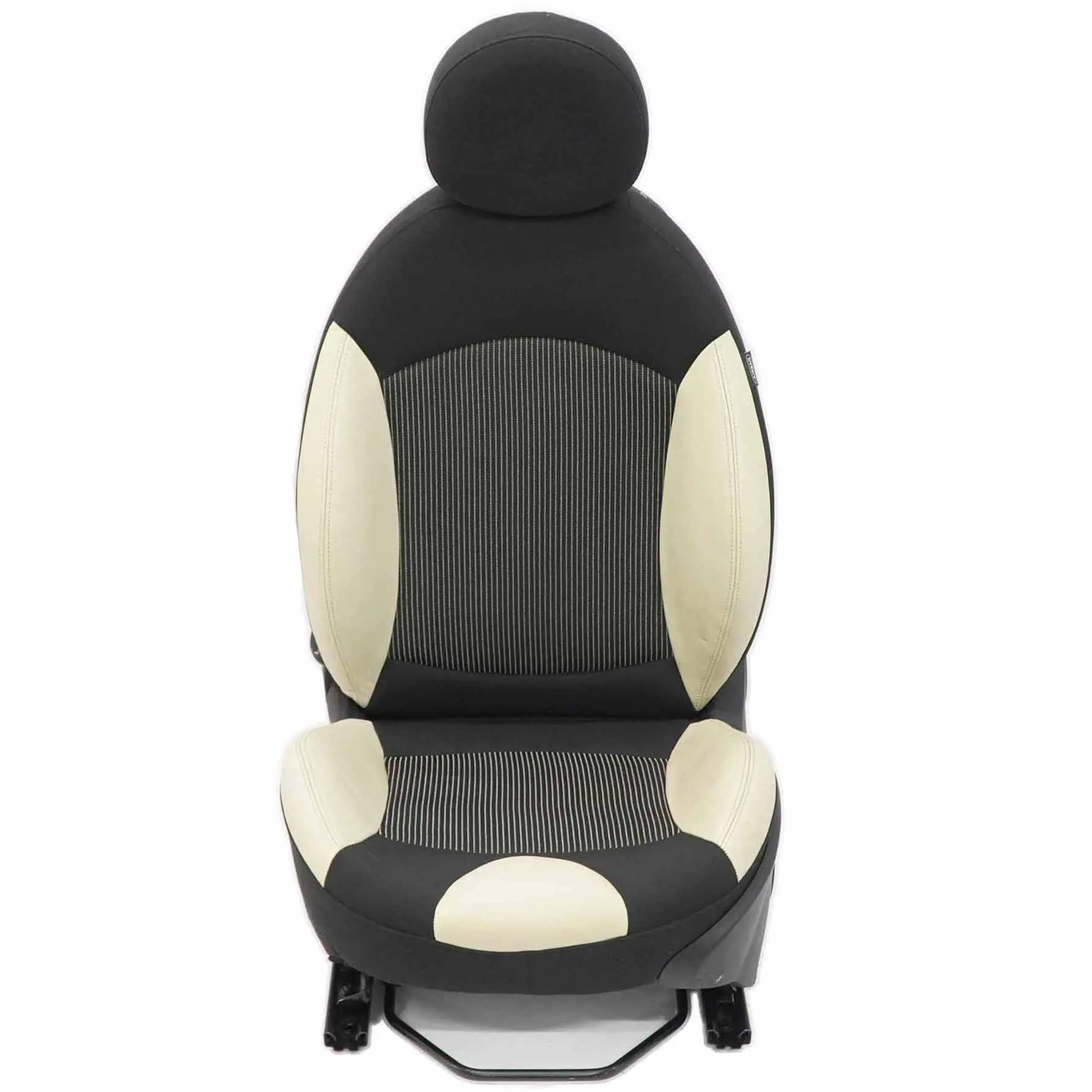 Front Seat MINI R55 R56 R57 Left N/S Sport Cloth Cream White Leather Ray