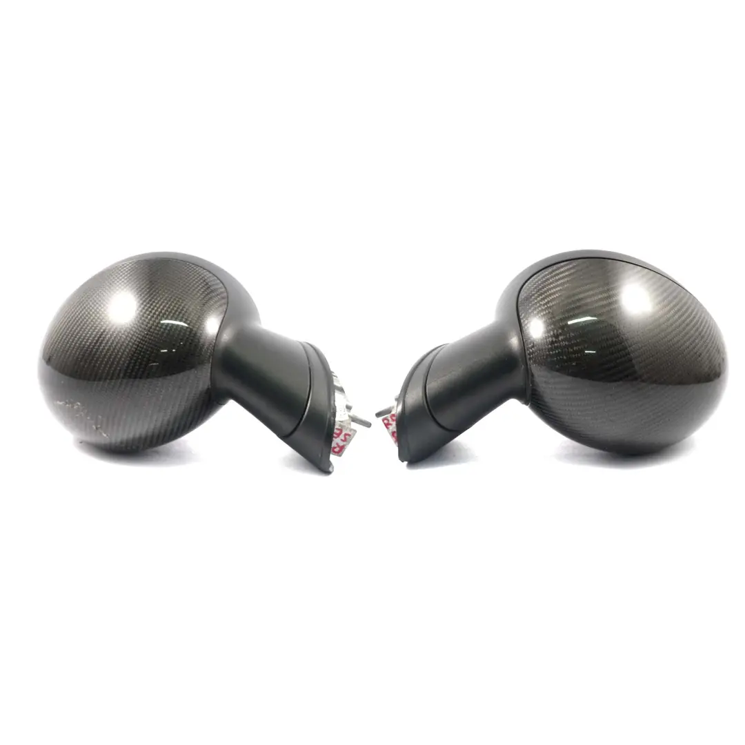 Door Wing Mirror Mini R56 R55 Left Right N/O/S Outside Carbon Set