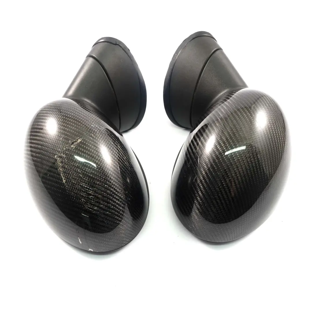 Door Wing Mirror Mini R56 R55 Left Right N/O/S Outside Carbon Set