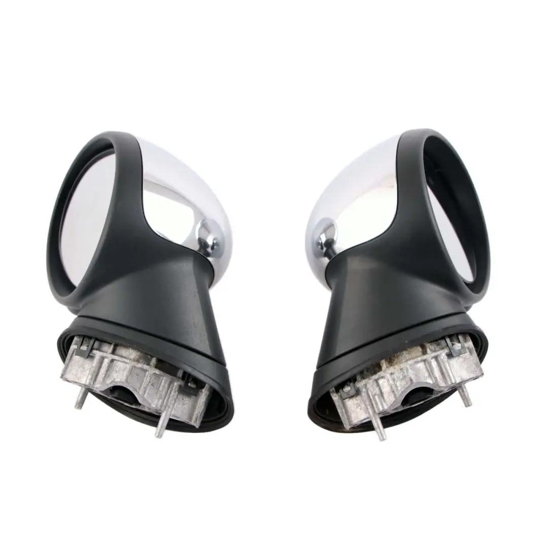 Door Wing Mirror Mini R56 R55 Left Right N/O/S Outside Chrome Set