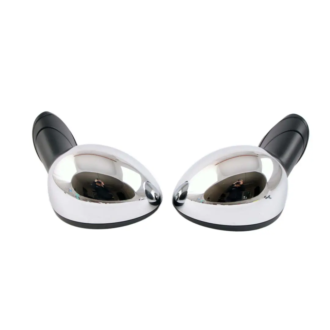 Door Wing Mirror Mini R56 R55 Left Right N/O/S Outside Chrome Set