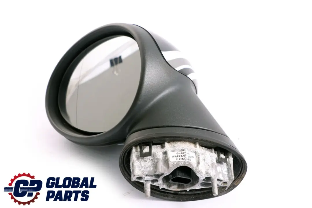 BMW Mini Cooper R55 R56 R57 Left Heated Door Wing Mirror N/S Black Jack 5 Pins