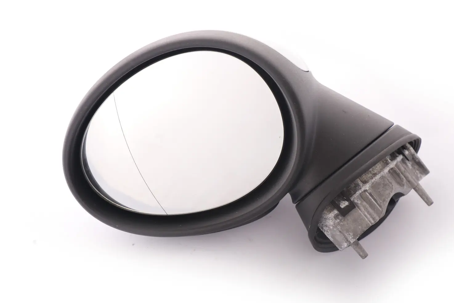 Mini Cooper One R55 R56 R57 Left Door Wing Mirror 3 Pin N/S Pure Silver - 900