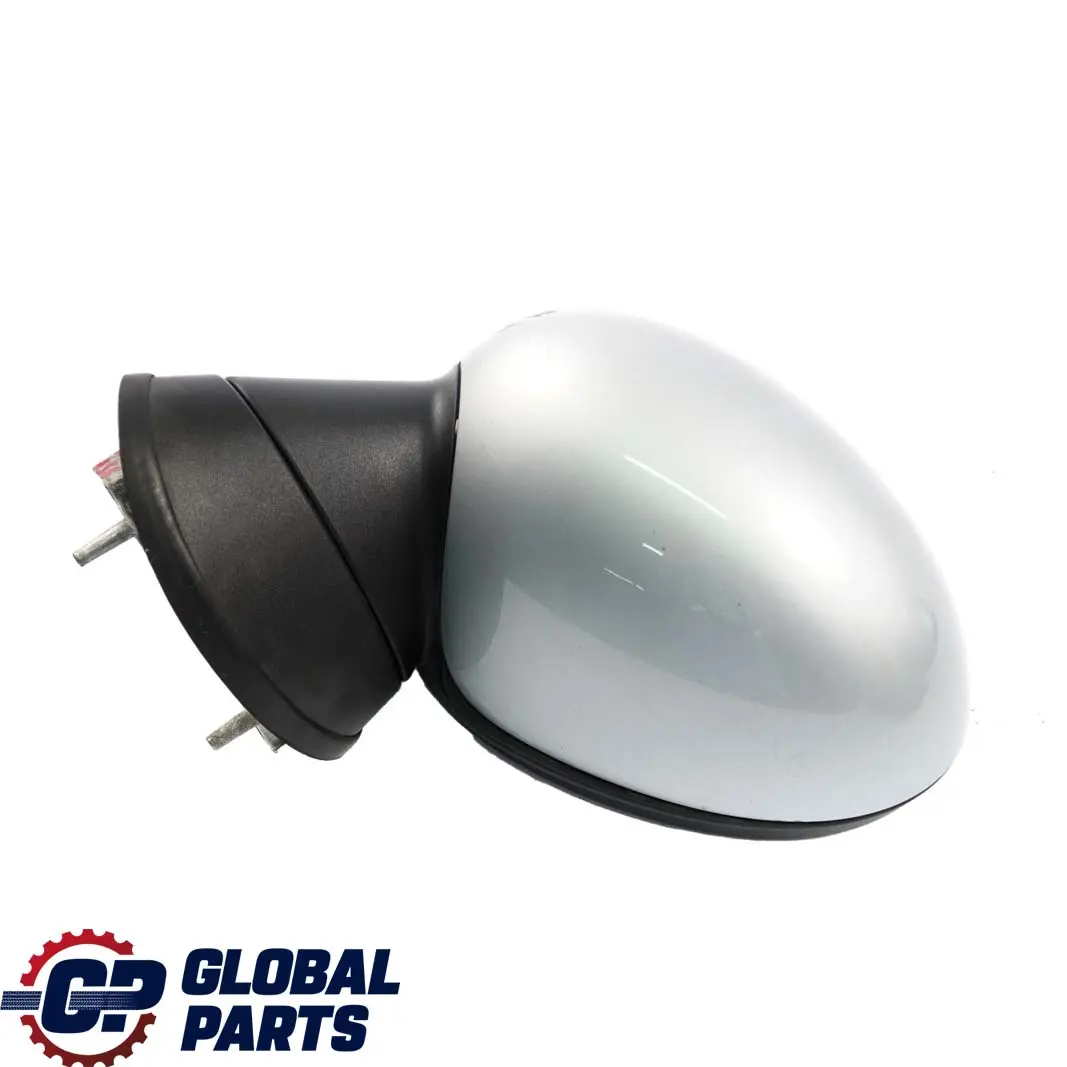 Mini Cooper One R55 R56 R57 Left Heated Door Wing Mirror N/S Silver 5 Pin