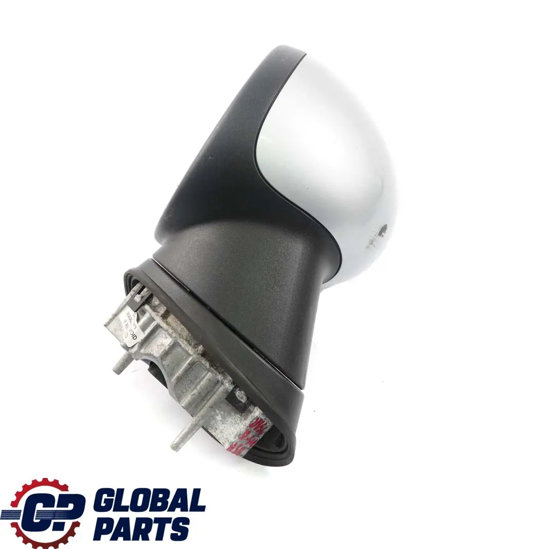 Mini Cooper One R55 R56 R57 Left Heated Door Wing Mirror N/S Silver 5 Pin