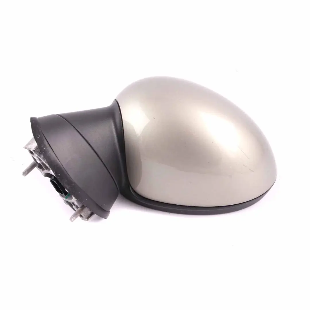 Mini Cooper One R55 R56 Left Door Wing Mirror N/S Sparkling Silver 3 PIN