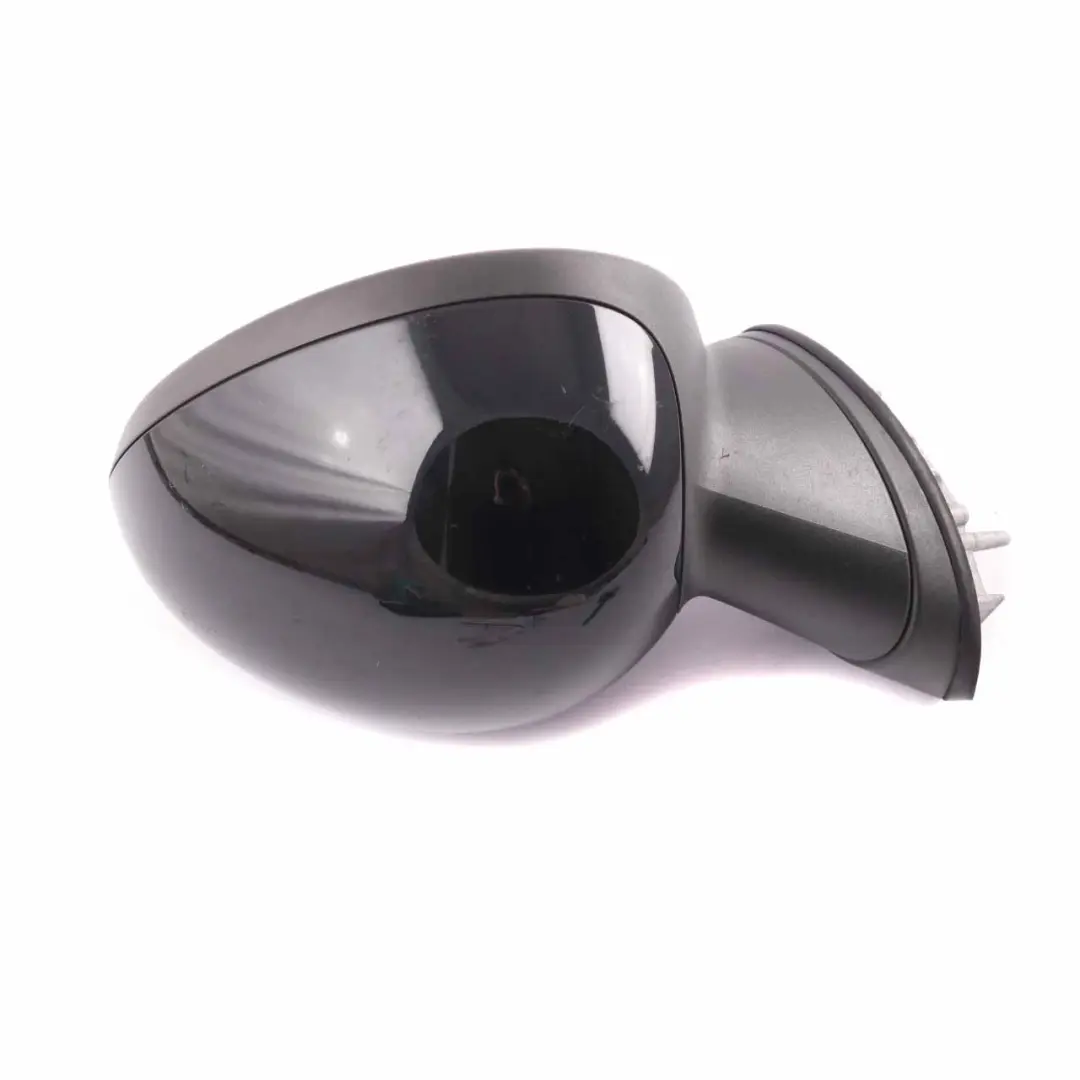 Mini Cooper One 3 R55 R56 Right Door Wing Mirror O/S Astro Black Metallic A25