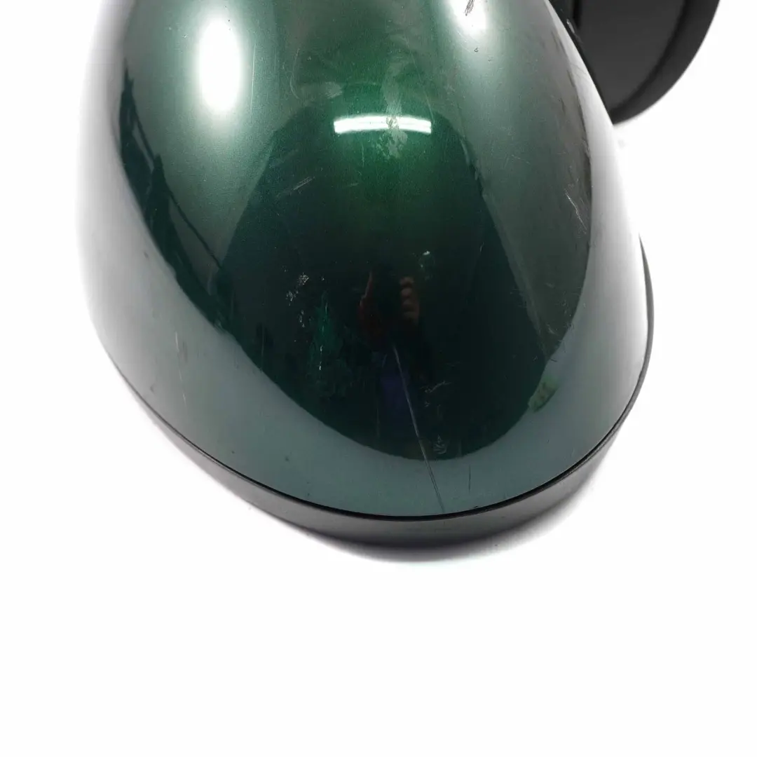 Mini Cooper R55 R56 Right Door Wing Mirror O/S Heated British Racing Green