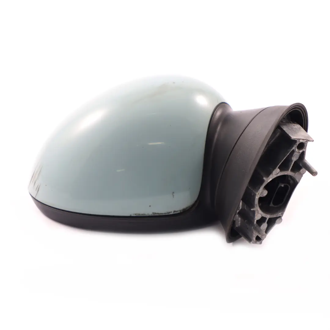 Wing Mirror Mini R55 R56 Heated Door Right O/S 5 Pins Outside Ice Blue - B28