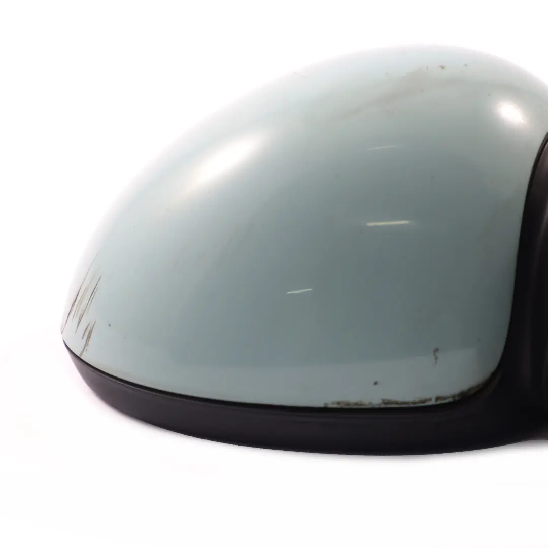 Wing Mirror Mini R55 R56 Heated Door Right O/S 5 Pins Outside Ice Blue - B28