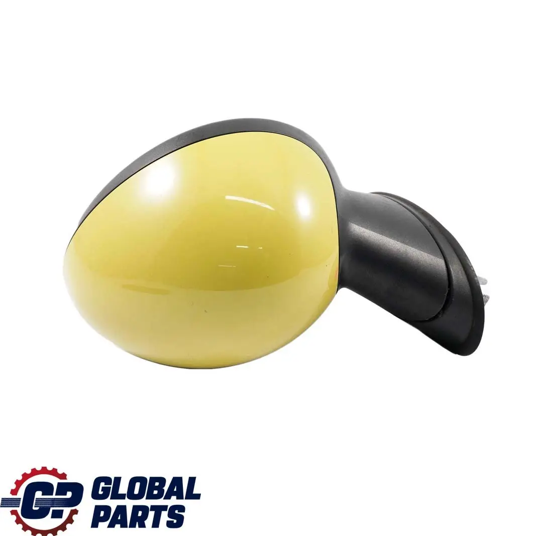 BMW Mini Cooper R55 R56 Right Door Wing Mirror O/S Interchange Yellow A95