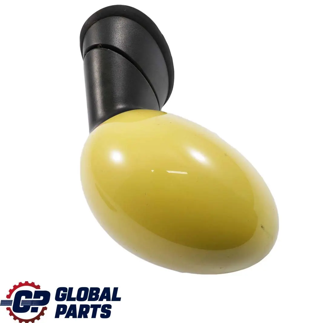 BMW Mini Cooper R55 R56 Right Door Wing Mirror O/S Interchange Yellow A95