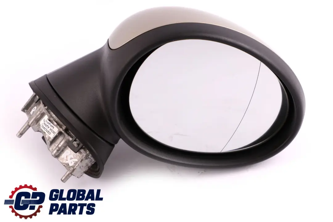 MINI Cooper One R55 R56 Heated Right Door Wing Mirror O/S Sparkling Silver A60