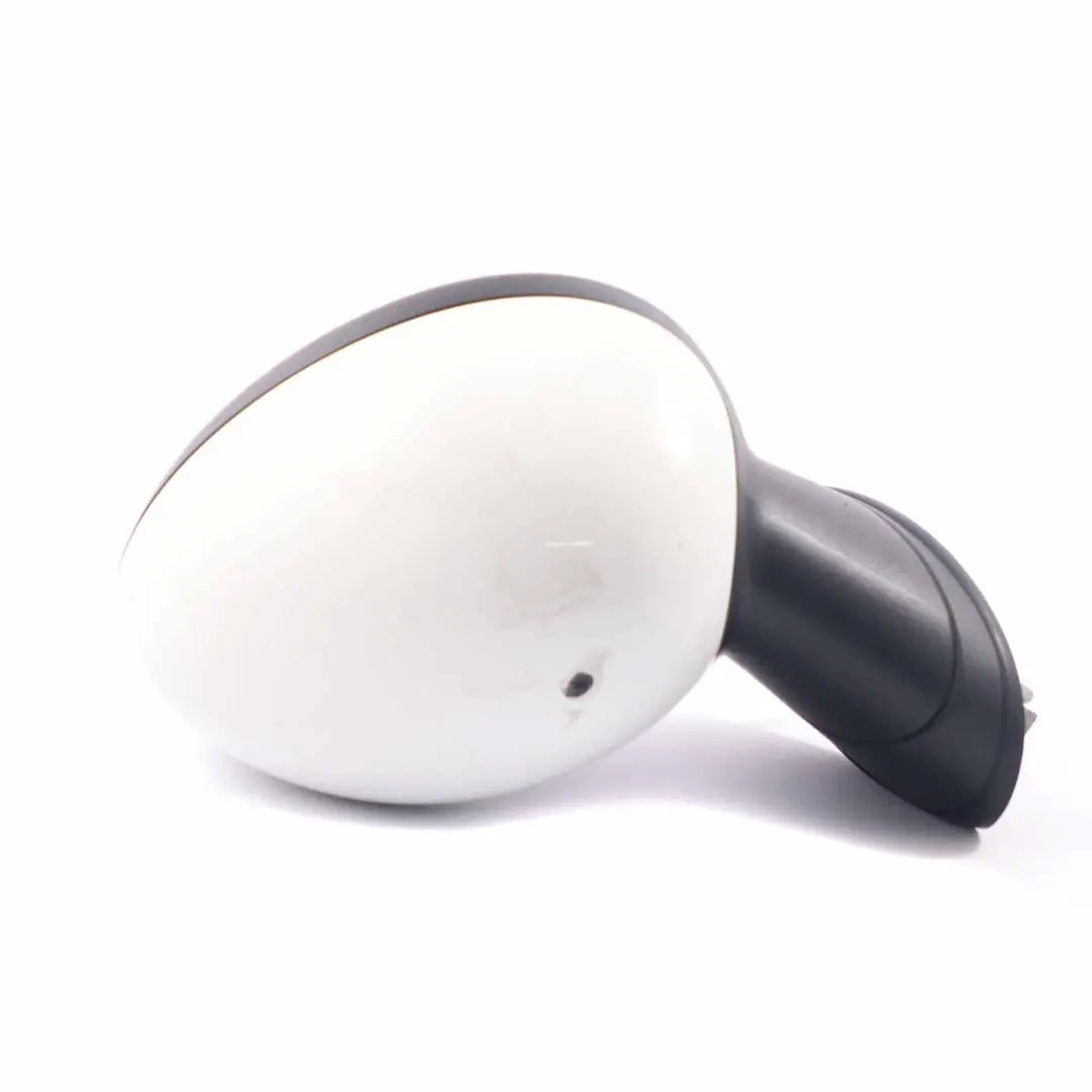 Mini Cooper One R55 R56 Outside Right Driver Door Wing Mirror O/S White