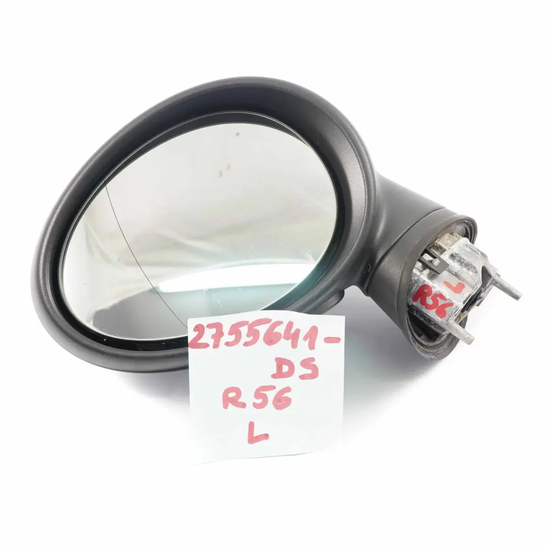 Wing Mirror Mini R55 R56 R57 Left Door Power Fold N/S 7 Pins Dark Silver 871