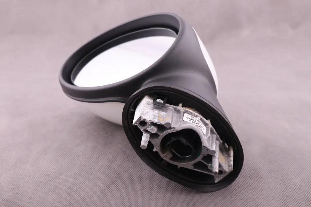 BMW Mini Cooper One 1 R55 R56 Left Door Wing Mirror Power Fold N/S White 7 Pins