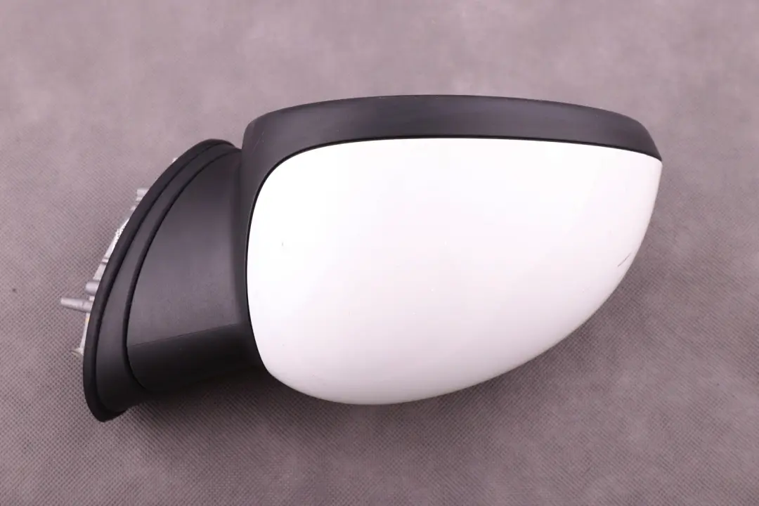 BMW Mini Cooper One 1 R55 R56 Left Door Wing Mirror Power Fold N/S White 7 Pins