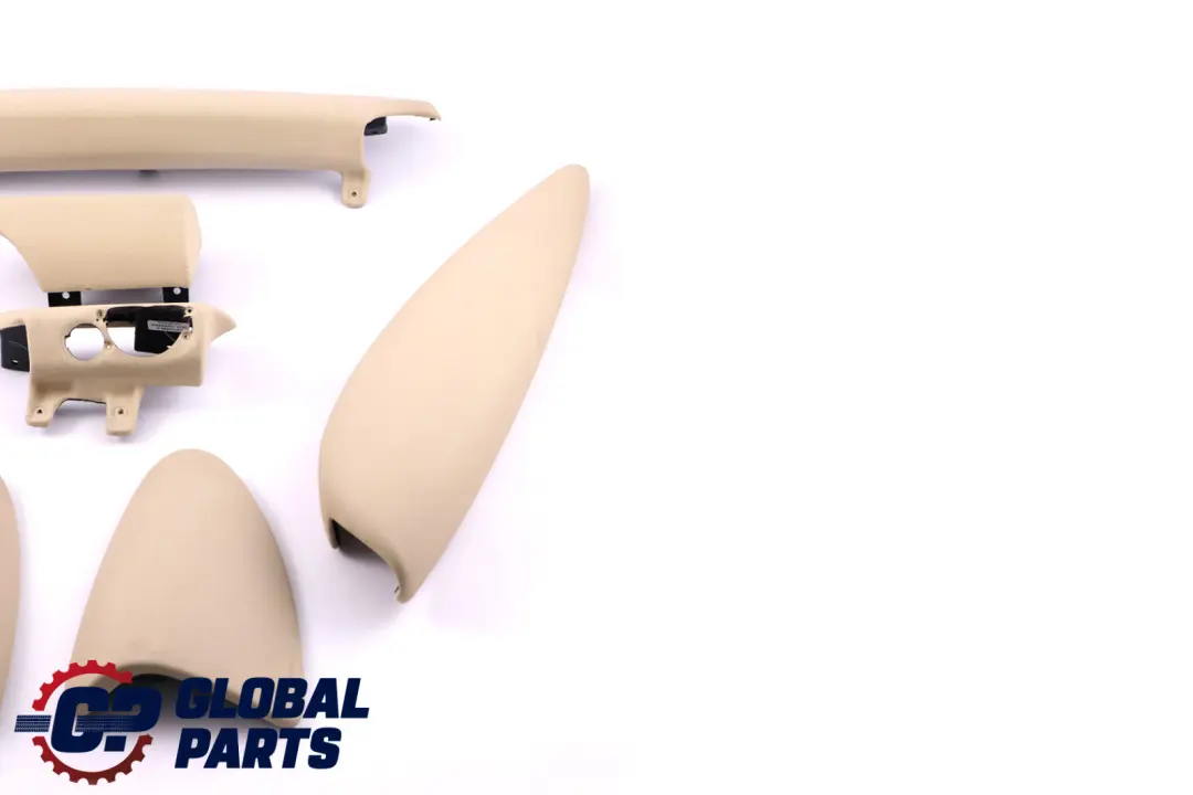 Mini Clubman R55 Dashboard Dash Armrest Lower Trim Cover Set Cream White