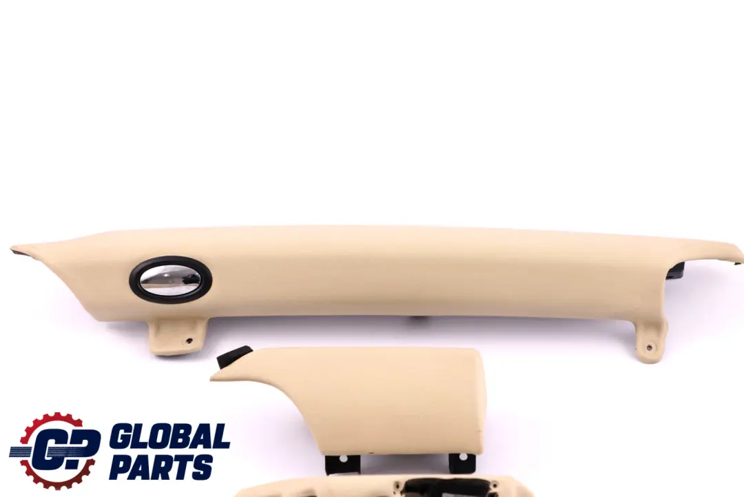 Mini Clubman R55 Dashboard Dash Armrest Lower Trim Cover Set Cream White