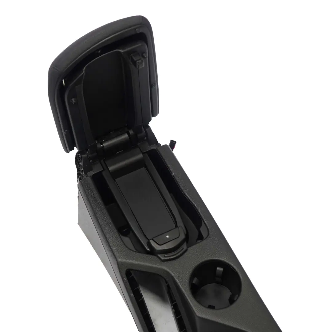 BMW X1 E84 2 Centre Console Black Retractable Sliding Armrest Phone Holder