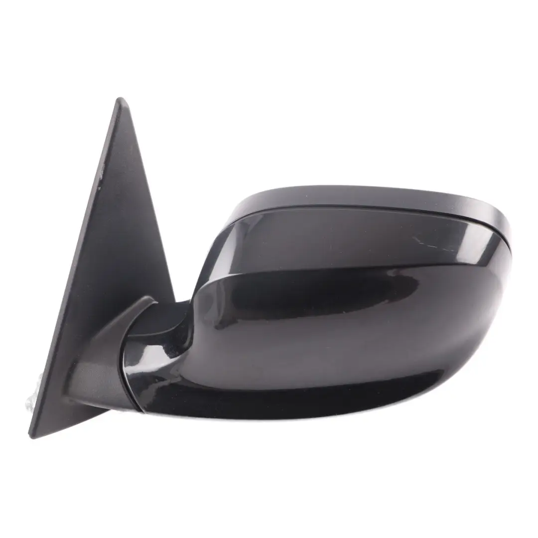 Door Wing Mirror BMW X1 E84 Heated Left N/S Outside Schwarz 2 Black 668