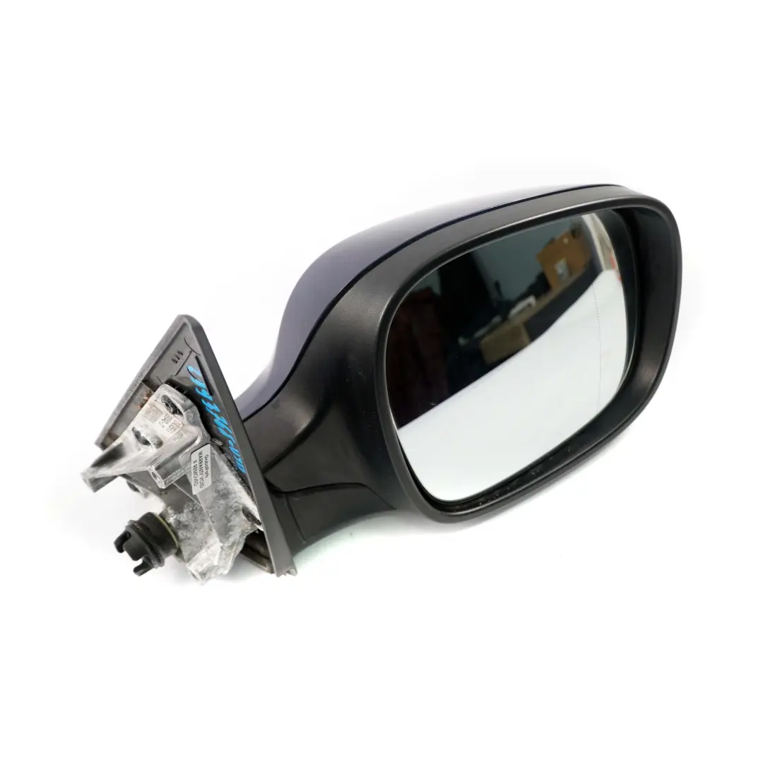 BMW X1 E84 Heated Right Wing Mirror O/S Tiefseeblau Metallic Deep Sea Blue A76