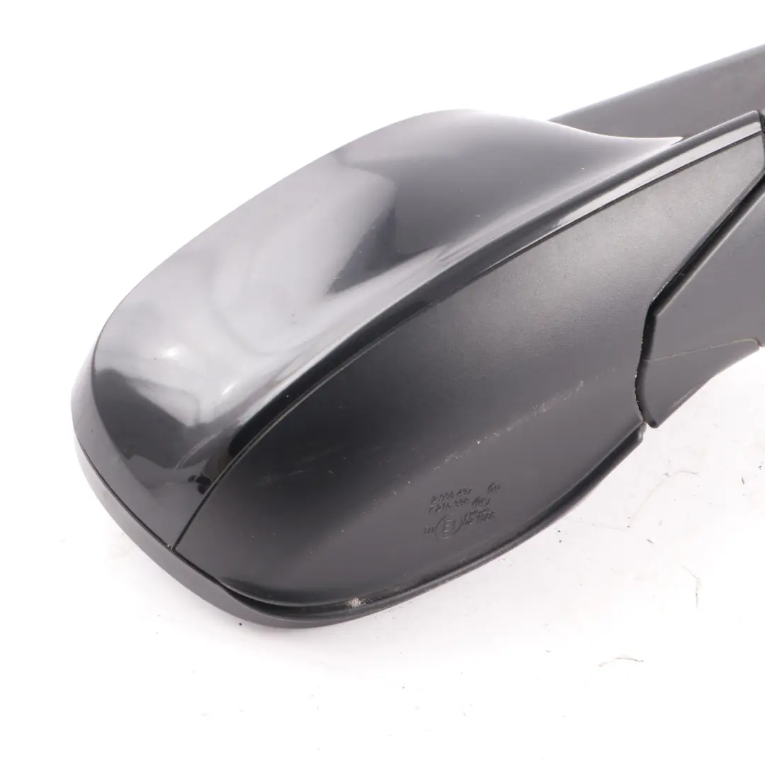 Wing Mirror Door BMW X1 E84 Heated Right Outside O/S Schwarz 2 Black 668