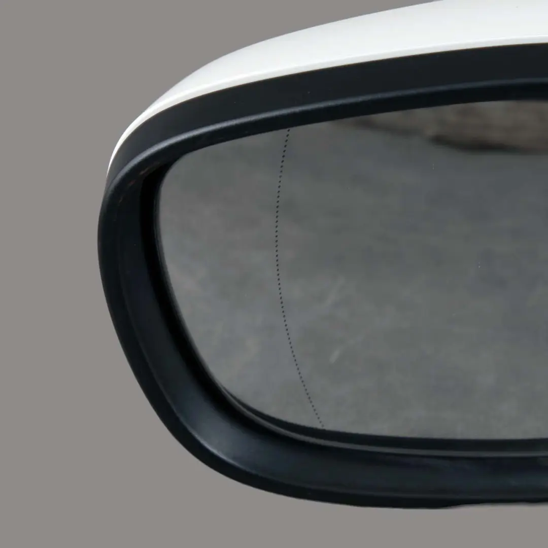 Door Wing Mirror BMW X1 E84 Left N/S Memory Alpinweiss Alpine White 300