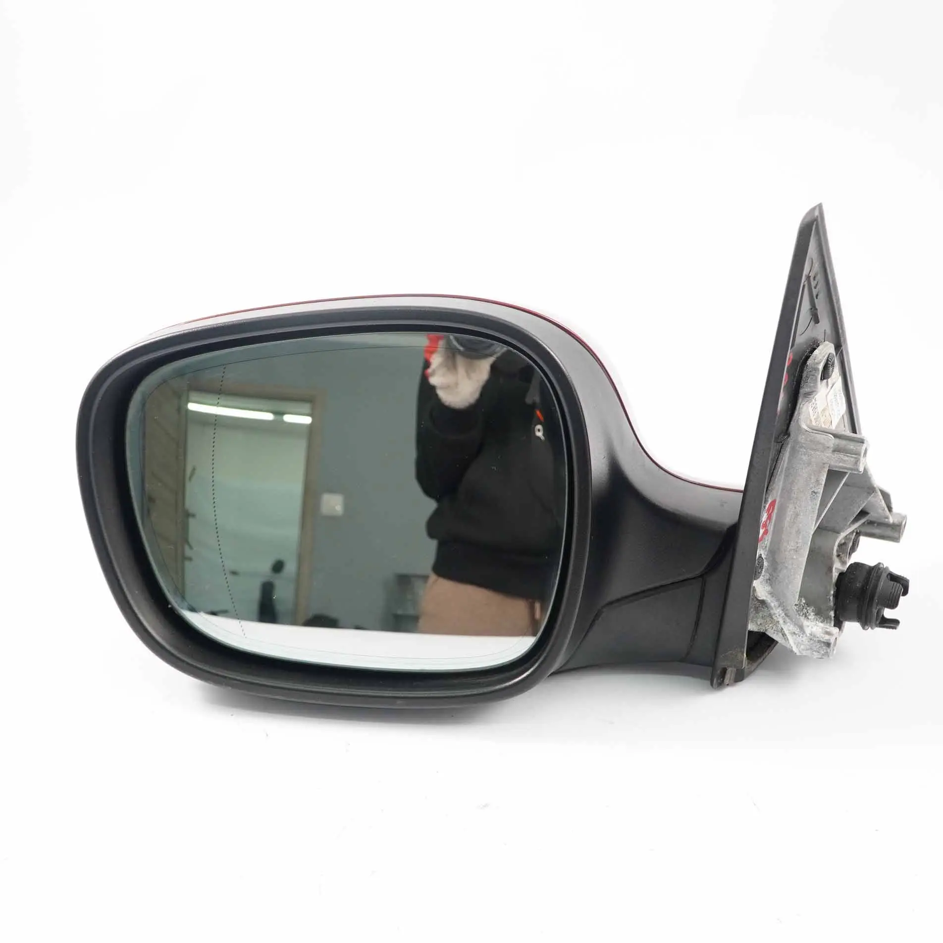 Door Wing Mirror BMW X1 E84 Left N/S Auto Dip Vermilionrot Vermillion Red A82