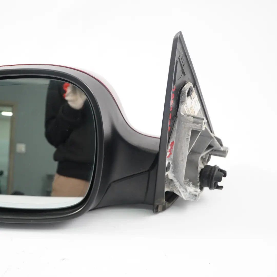 Door Wing Mirror BMW X1 E84 Left N/S Auto Dip Vermilionrot Vermillion Red A82