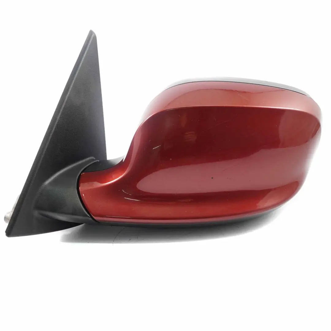 Door Wing Mirror BMW X1 E84 Left N/S Auto Dip Vermilionrot Vermillion Red A82