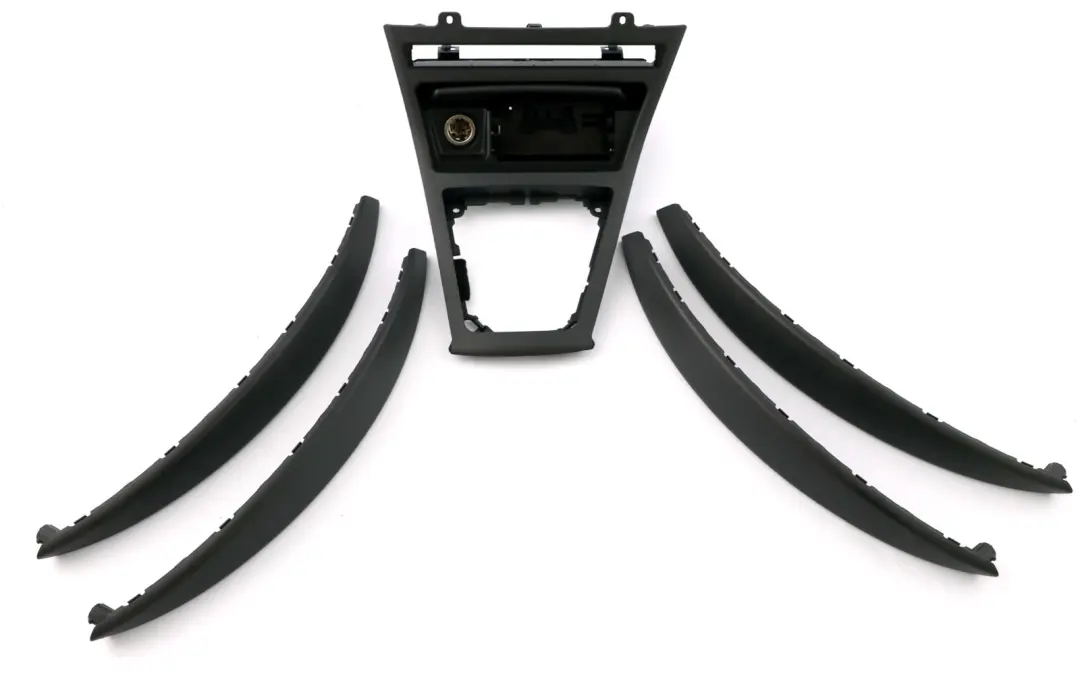 BMW X3 Series 4 E83 Set Trim Strip Door Gearshift Cover Schiefergrau DK Black