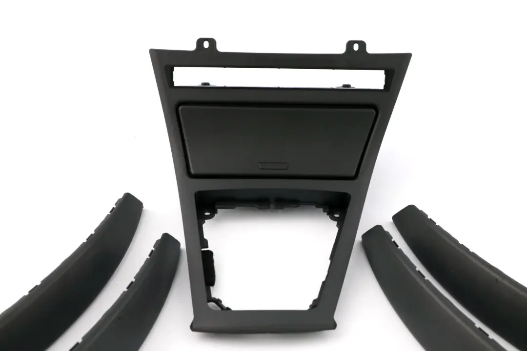 BMW X3 Series 4 E83 Set Trim Strip Door Gearshift Cover Schiefergrau DK Black