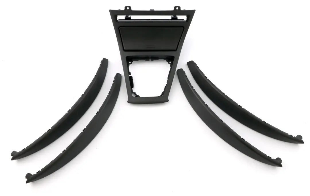 BMW X3 Series 4 E83 Set Trim Strip Door Gearshift Cover Schiefergrau DK Black