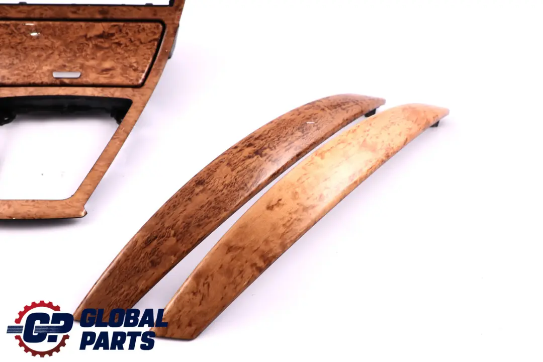 BMW X3 Series E83 Set Trim Strip Door Gearshift Gear Cover Birch Wood Beige