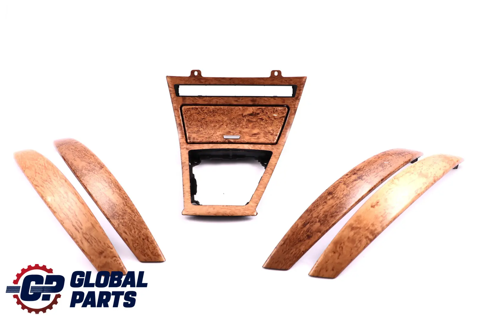 BMW X3 Series E83 Set Trim Strip Door Gearshift Gear Cover Birch Wood Beige