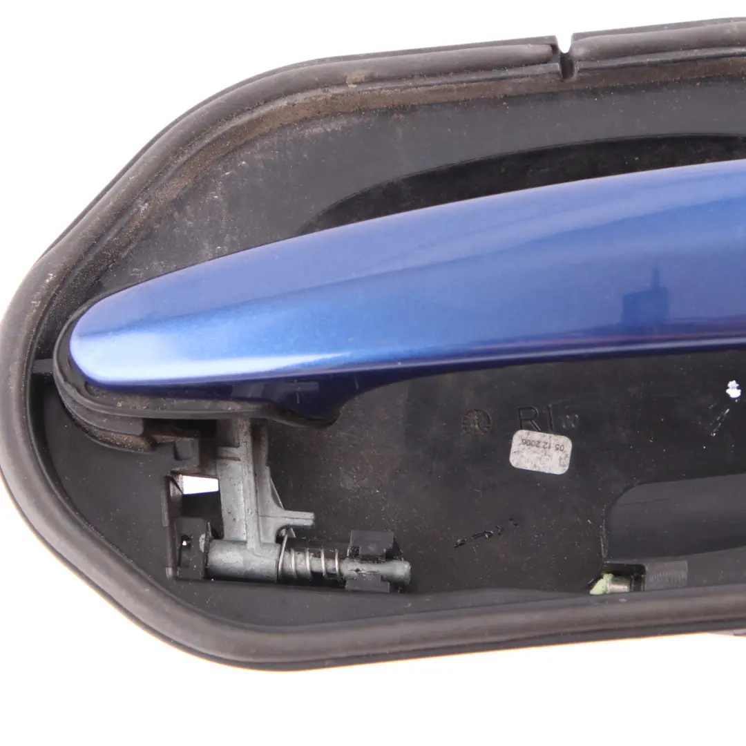 Grab Handle BMW X3 E83 Front Door Right O/S Outside Montego Blue Metallic A51