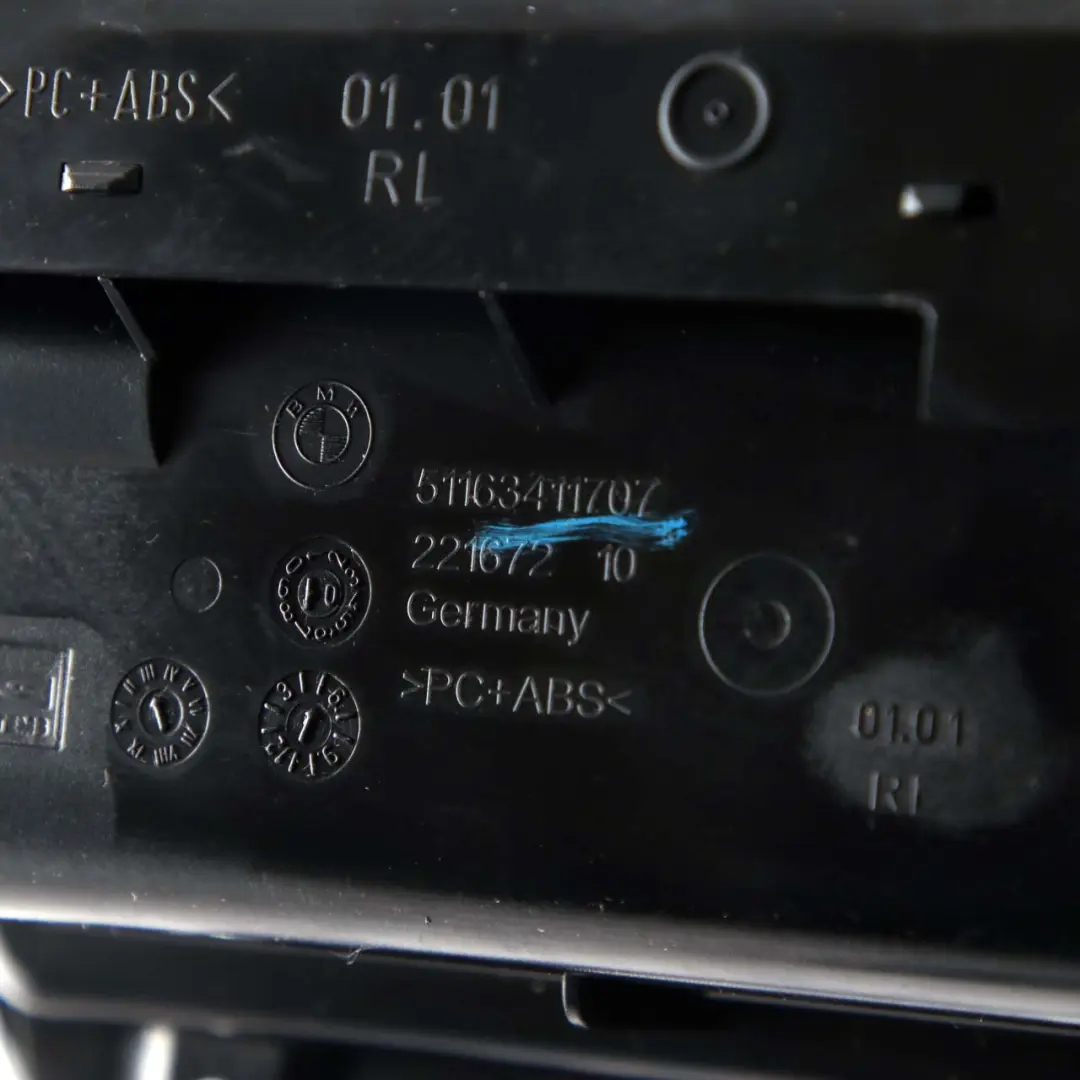 BMW X3 Series E83 Centre Console Trim Gearshift Gear Cover Black 3411707