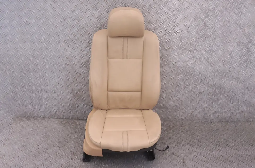 BMW X3 Series E83 Front Right O/S Driver Side Beige Leather Seat Heated Memory