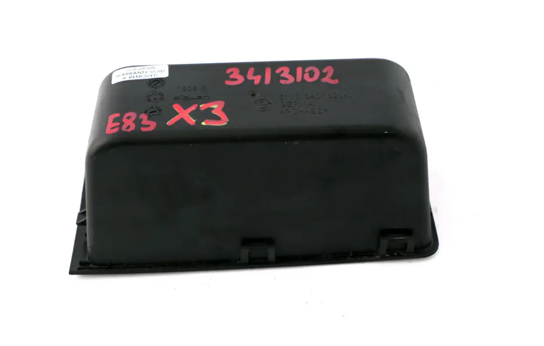 BMW X3 Series E83 E83N Rear Centre Console Oddments Tray Insert Black 3413102