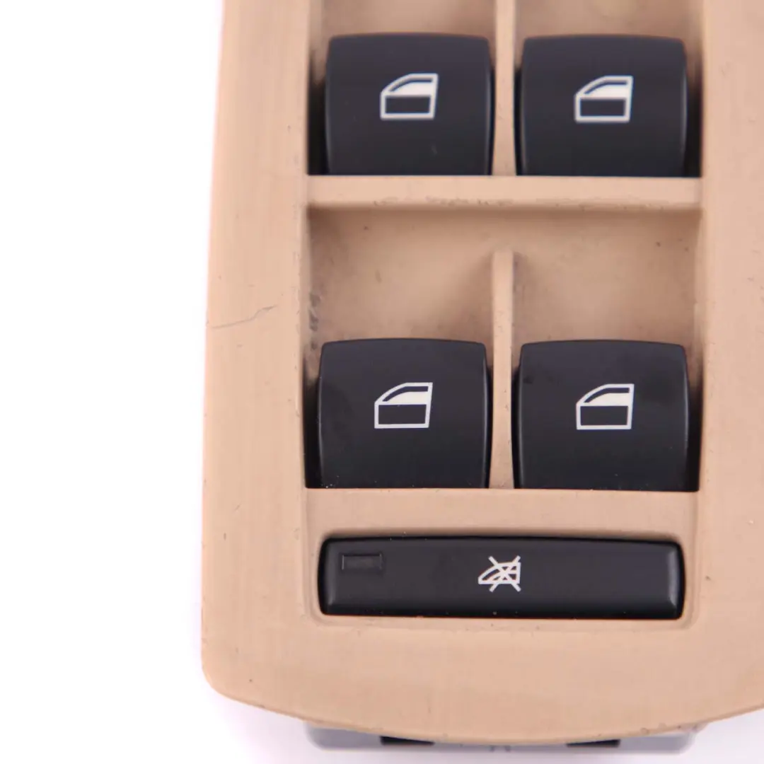 BMW X3 E83 Window Lifter Switch Power Fold Driver's Side Sandbeige Beige 3414355