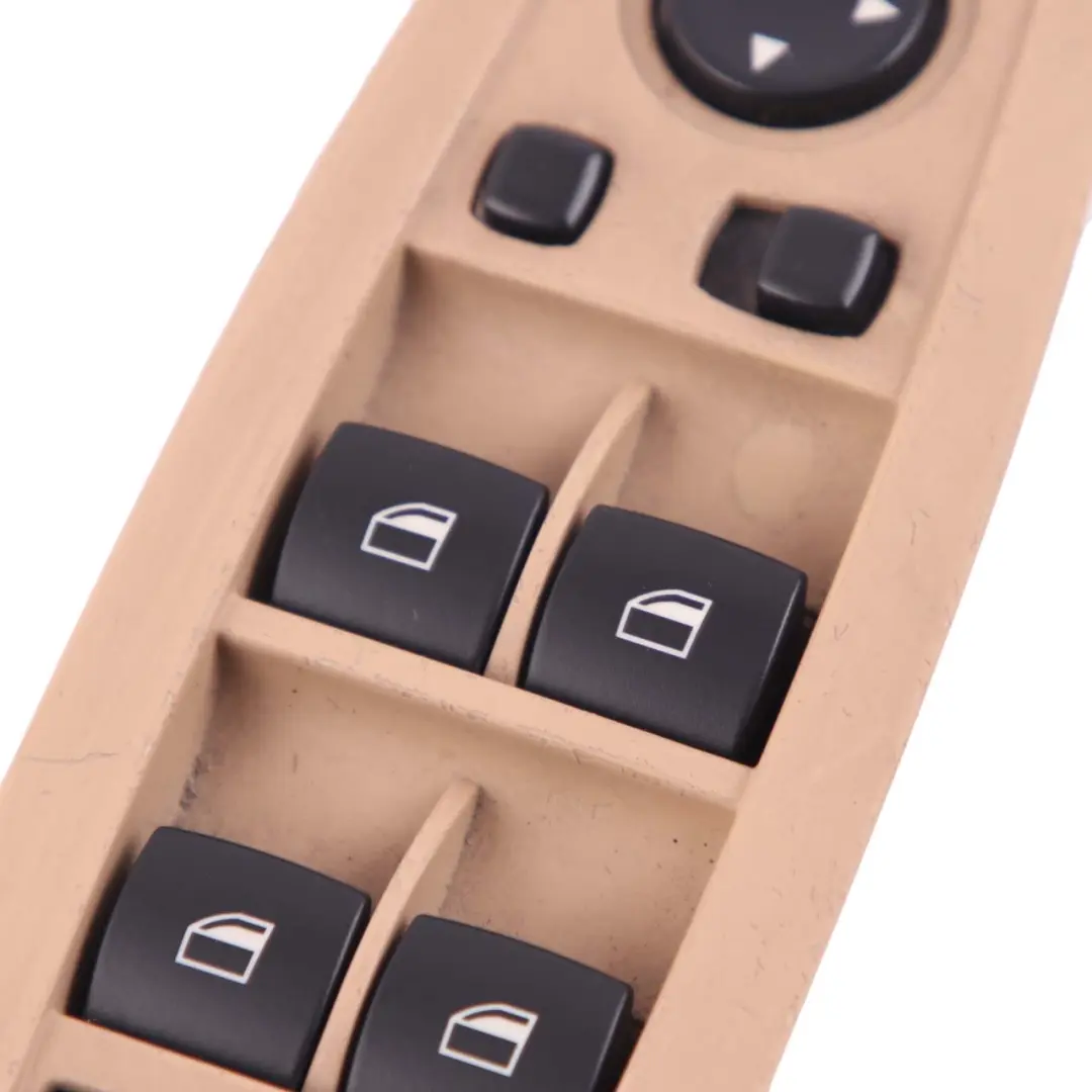 BMW X3 E83 Window Lifter Switch Power Fold Driver's Side Sandbeige Beige 3414355