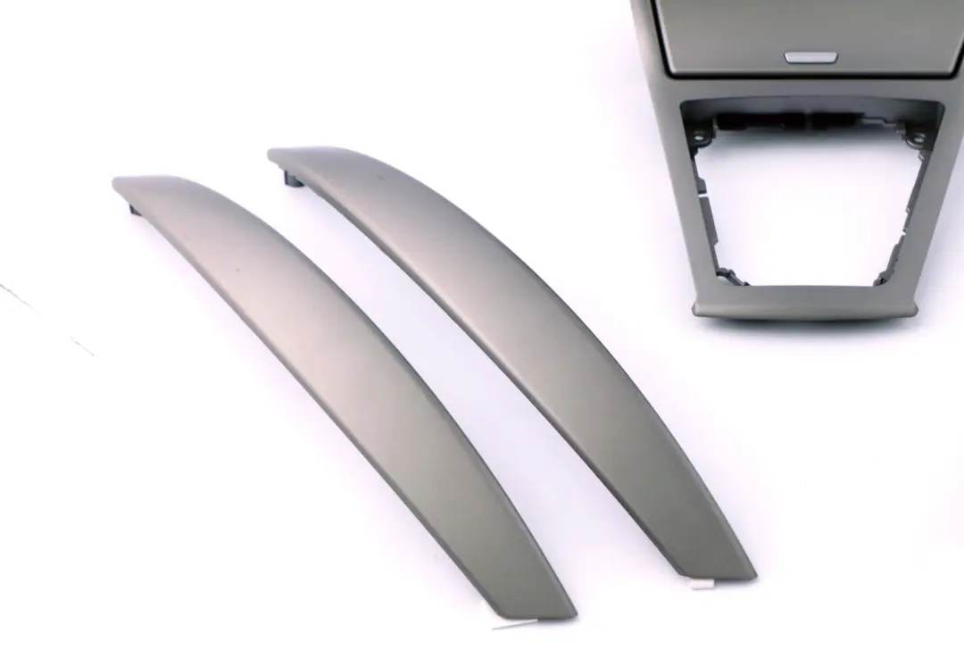 BMW X3 Series E83 Set Trim Strip Door Gearshift Gear Cover Titan Matt Silver