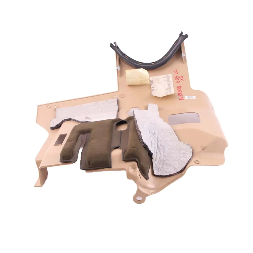 BMW X3 E83 Trim Panel Foot Controls Cover Sandbeige Beige 3419008